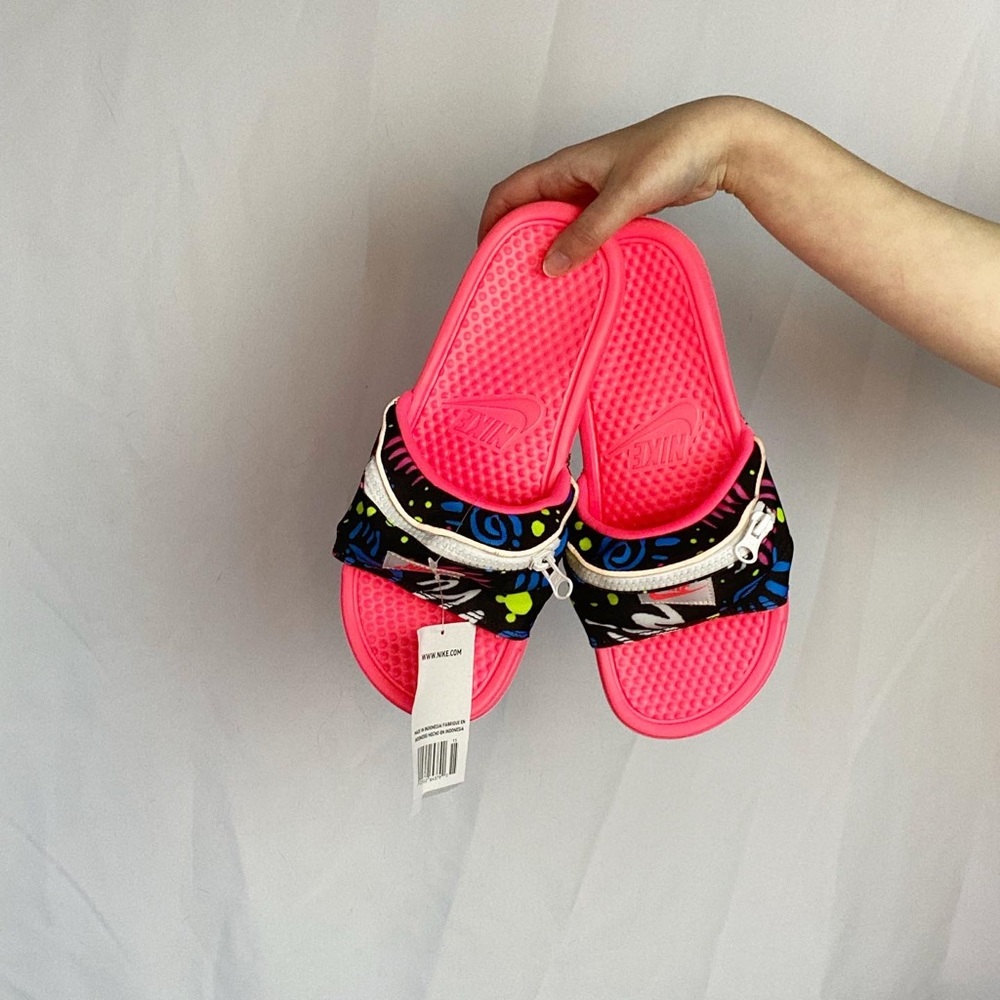 NWT Nike Benassi JDI Fanny Pack Slides